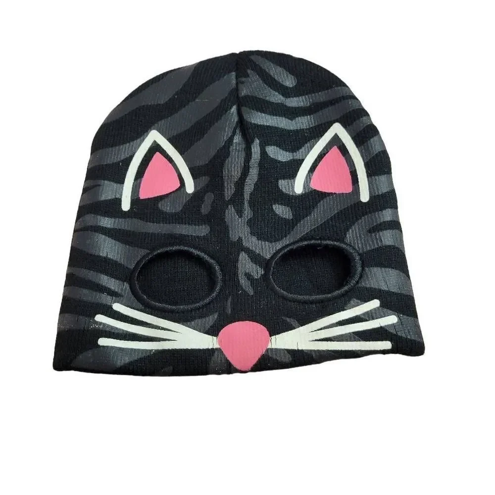 Cat hat ski mask toddler size